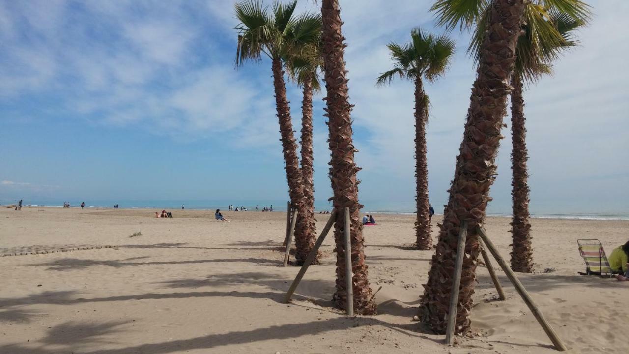Apartamento Con Preciosas Vistas Al Mar,Wifi Y Piscina De Temporada Canet d’En Berenguer Kültér fotó